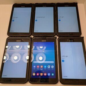 1X Samsung TAB Active 2 16GB SM-T390 8" WIFI BLACK (VERY GOOD) Charger & Spen
